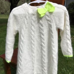 Gymboree Girls Winter Sweater Dress 3T EUC